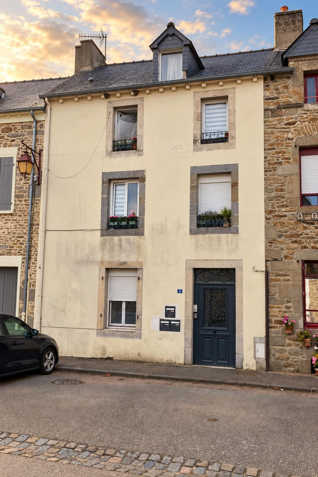 Façade en retouche fidèle — après Clarta